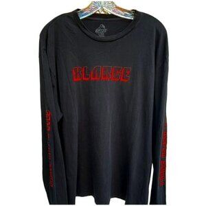 XLARGE Long Sleeve Black Pullover Red Graphic Men’s XL Sights Human Eyes